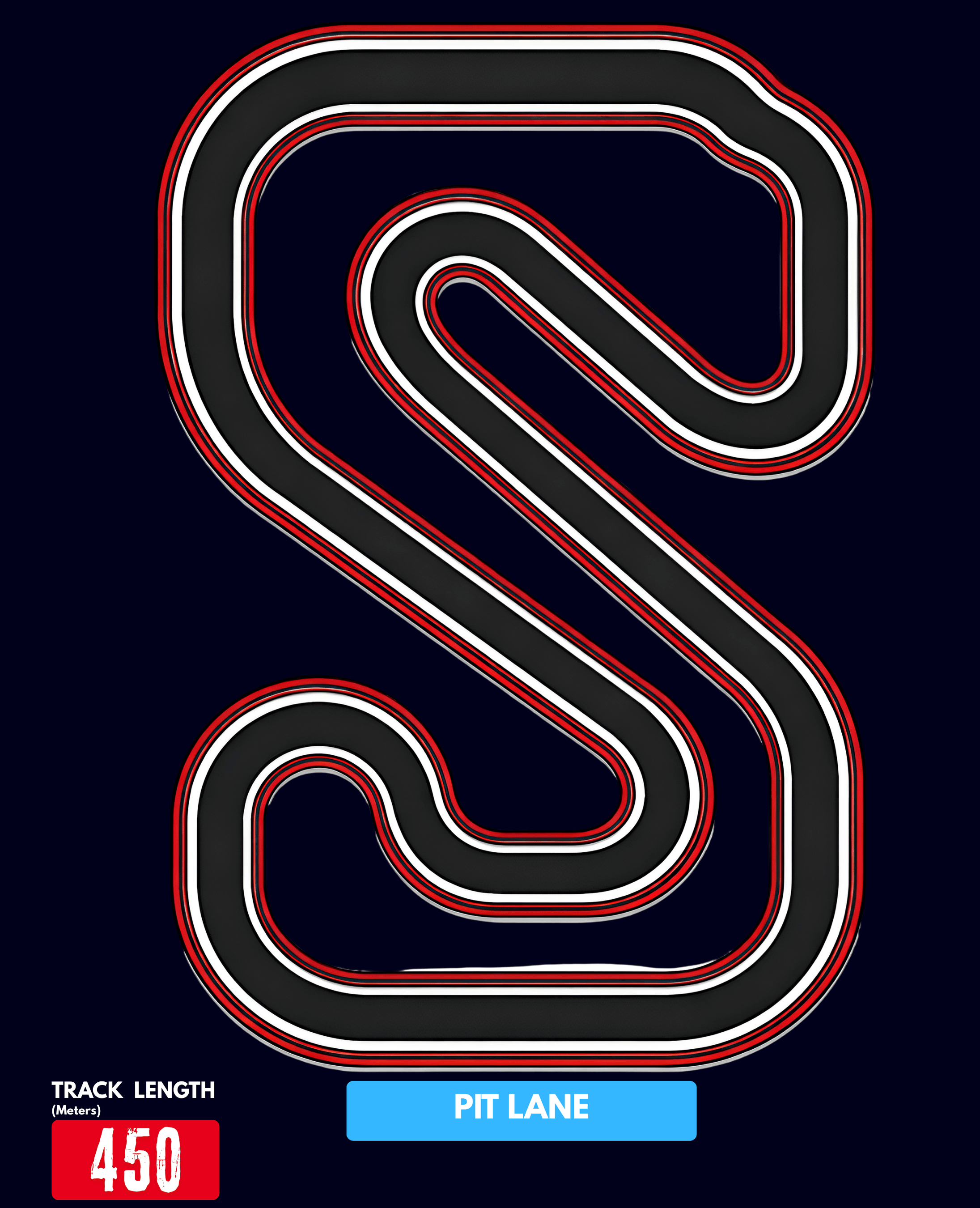 Arena53 go-kart track layout